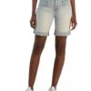 KUT from the Kloth Catherine Boyfriend Roll-Up Shorts- Regular Hem