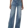 KUT from the Kloth Petite Jodi High Rise Fab Ab Wide Leg-Slash Front Carpenter | Jeans