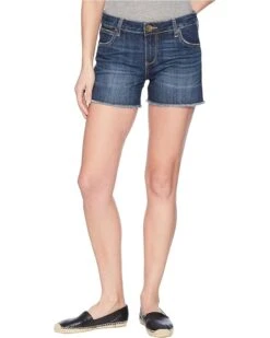 KUT from the Kloth Gidget Fray Jean Shorts