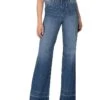 KUT from the Kloth Goldie High-Rise-Super Flare Patch Pockets-Released H in Decoration | Jeans