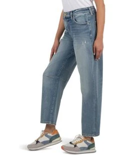 KUT from the Kloth Ashley High Rise Slouchy Barrel Straight Leg | Jeans -Wear Style Shop 815LpsSxvcL. AC SR736920