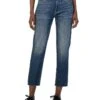 KUT from the Kloth Rachael High-Rise Fab Ab Mom Raw Hem In Explore | Jeans