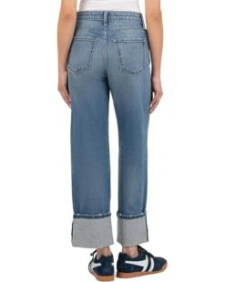 KUT from the Kloth SIENNA HIGH RISE WIDE LEG-ROLL UP 5" | Jeans -Wear Style Shop 81AYrzxBN0L. AC SR736920