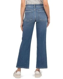 KUT from the Kloth Petite Charlotte High-Rise Wide Leg with Regular Hem In Healthy | Jeans -Wear Style Shop 81CJ0gkH3GL. AC SR736920