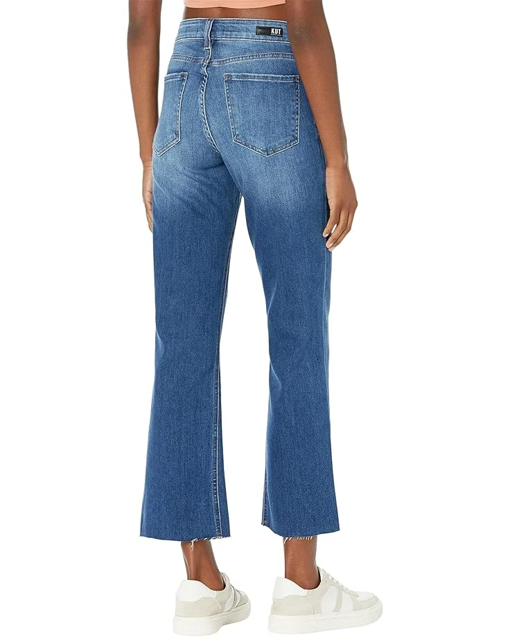 KUT from the Kloth Kelsey High-Rise Fab AB Ankle Flare Inset Leg in Royal | Jeans 2 KUT from the Kloth Kelsey High-Rise Fab AB Ankle Flare Inset Leg in Royal | Jeans - Image 2