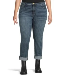 KUT from the Kloth Plus Catherine Boyfriend in Giving | Jeans