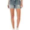 KUT from the Kloth Gidget High-Rise Fray Jean Shorts