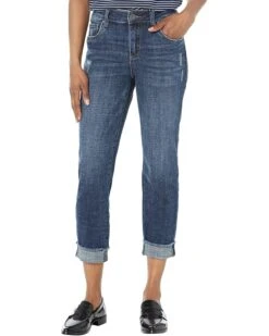 KUT from the Kloth Amy Crop Straight Leg in Prestigious | Jeans