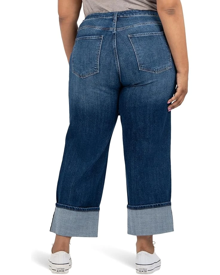 KUT from the Kloth Plus Sienna High Rise Wide Leg-Roll Up 5" | Jeans 2 KUT from the Kloth Plus Sienna High Rise Wide Leg-Roll Up 5" | Jeans - Image 2