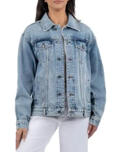 KUT from the Kloth EMMY BOYFRIEND JACKET WITH DROP SHOULDER | Coats & Outerwear