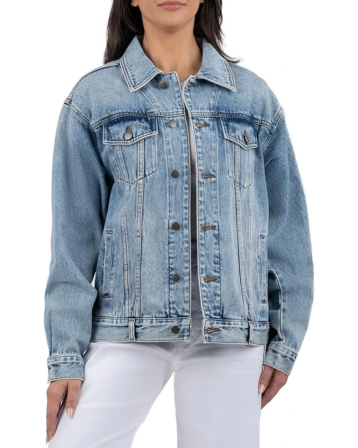 KUT from the Kloth EMMY BOYFRIEND JACKET WITH DROP SHOULDER | Coats & Outerwear 1 KUT from the Kloth EMMY BOYFRIEND JACKET WITH DROP SHOULDER | Coats & Outerwear