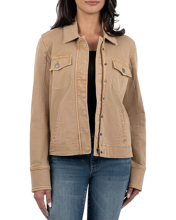 KUT from the Kloth Amanda Boxy Jacket Front Flap Pockets Front Flap Welt Pockets | Coats & Outerwear 1 KUT from the Kloth Amanda Boxy Jacket Front Flap Pockets Front Flap Welt Pockets | Coats & Outerwear