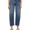 KUT from the Kloth Ashley High-Rise Slouchy Barrel Straight Leg In Dedication | Pants