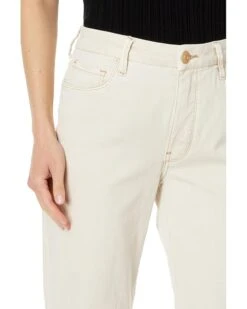 KUT from the Kloth Meg High-Rise Fab AB Eide Leg Raw Hem in Ecru | Jeans -Wear Style Shop 81UQIO3MCxL. AC SR736920