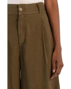 KUT from the Kloth Nicolette - Linen Shorts With Pleats -Wear Style Shop 81WpXR1CpeL. AC SR736920