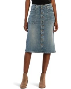KUT from the Kloth Rose Skirt Button Front Portchop Pocket | Skirts -Wear Style Shop 81drCBbrbsL. AC SR736920