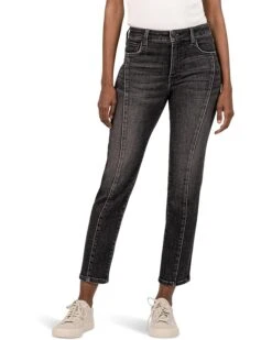 KUT from the Kloth Reese High Rise Fab Ab Ankle Straight-Frt Princess | Jeans