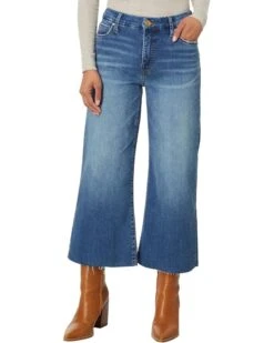 KUT from the Kloth Petite Meg High-Rise Fab AB Wide Leg in Milestone | Jeans