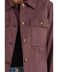 KUT from the Kloth Rosalyn Flap Pockets Trucker Jacket | Coats & Outerwear -Wear Style Shop 81pFALFVGZL. AC SR736920