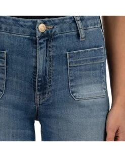 KUT from the Kloth Meg High Rise Wide Leg W Patch Pockets Regular Hem | Jeans -Wear Style Shop 911ML3uEghL. AC SR736920