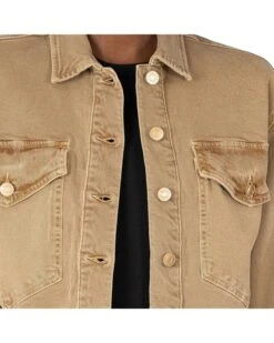 KUT from the Kloth Elle Crop Jacket with Drop Shoulder Flaps Frt Pocket | Coats & Outerwear -Wear Style Shop 91AbRFq57 L. AC SR736920