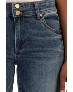 KUT from the Kloth Amy Crop Straight-Wstbnd Double Btn Roll Up | Jeans -Wear Style Shop 91FCp3cZzyL. AC SR736920