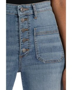 KUT from the Kloth Meg High Rise Wide Leg Expo Btn Raw Hem Patch Pockets | Jeans -Wear Style Shop 91FUSAdftlL. AC SR736920