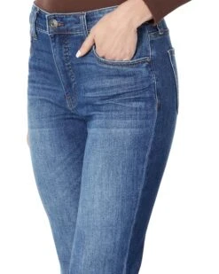 KUT from the Kloth Petite Kelsey High-Rise Fab AB Ankle Flare in Royal | Jeans -Wear Style Shop 91M4ePHiMEL. AC SR736920