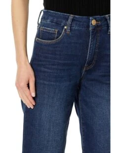 KUT from the Kloth Meg High-Rise Fab AB Wide Leg with Raw Hem in Exhibited | Jeans -Wear Style Shop 91OAcwd2WOL. AC SR736920