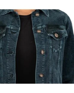 KUT from the Kloth Julie Crop Jacket With Fit Shoulder-Regular Waistband | Coats & Outerwear -Wear Style Shop 91PCeyO02DL. AC SR736920