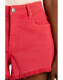 KUT from the Kloth Jane High-Rise Shorts W/ Fray Hem -Wear Style Shop 91RA6iDYTPL. AC SR736920