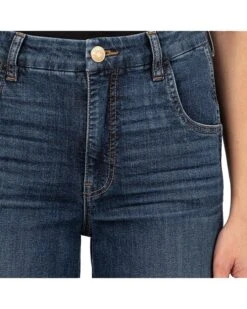 KUT from the Kloth Jodi High-Rise Fab Ab Wide Leg-Slash Front Carpenter In Balance | Jeans -Wear Style Shop 91RrRURpYQL. AC SR736920