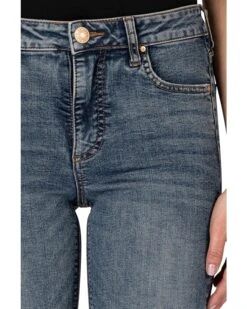 KUT from the Kloth Stella High-Rise Fab Ab Flare W/Raw Hem | Jeans -Wear Style Shop 91mhW4peDzL. AC SR736920