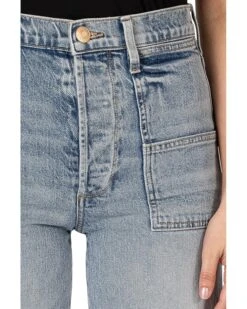 KUT from the Kloth Sienna High-Rise Wide Front Patch Pockets-Basic Back in Must | Jeans -Wear Style Shop 91mm3Wj0PYL. AC SR736920