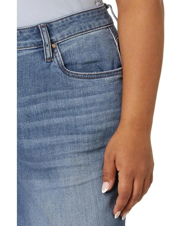 KUT from the Kloth Plus Size Naomi Girlfriend Ankle Straight Leg with Raw Hem in Converted | Jeans 3 KUT from the Kloth Plus Size Naomi Girlfriend Ankle Straight Leg with Raw Hem in Converted | Jeans - Image 3