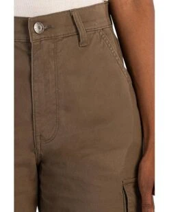 KUT from the Kloth Miller High-Rise Straight Wide Leg Cargo Pockets in Oregano | Jeans -Wear Style Shop 91rIArsv75L. AC SR736920