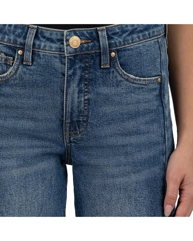 KUT from the Kloth Meg High-Rise Fab Ab Wide Leg Roll Up | Jeans 4 KUT from the Kloth Meg High-Rise Fab Ab Wide Leg Roll Up | Jeans - Image 4