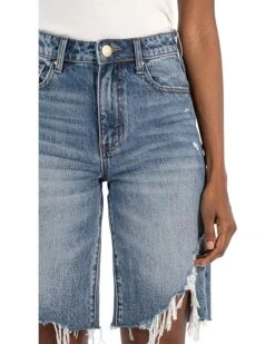 KUT from the Kloth Hailey High-Rise Bermuda-Basic Raw Hem | Shorts 5 KUT from the Kloth Hailey High-Rise Bermuda-Basic Raw Hem | Shorts -Wear Style Shop 91t203HOJNL. AC SR736920