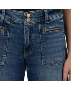 KUT from the Kloth MEG HIGH RISE-WIDER WAISTBAND WITH FRONT PATCH POCKETS | Jeans -Wear Style Shop 91tQgaeTbKL. AC SR736920