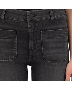 KUT from the Kloth Meg High-Rise Wide Leg With Patch Pockets Reg Hem In Tactful | Jeans -Wear Style Shop 91xfahq5ahL. AC SR736920