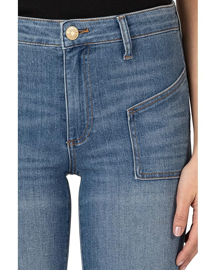 KUT from the Kloth Kelsey High-Rise Ankle Flare-Frt & Bck Patch Pockets | Jeans 3 KUT from the Kloth Kelsey High-Rise Ankle Flare-Frt & Bck Patch Pockets | Jeans - Image 3