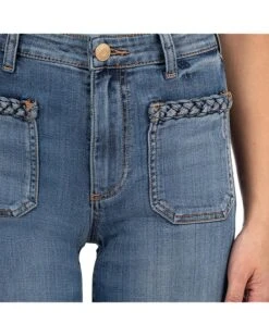 KUT from the Kloth MEG HIGH RISE WIDE LEG PATCH PKTS W/BRAID ON TOP | Jeans -Wear Style Shop A1frIvoNm4L. AC SR736920